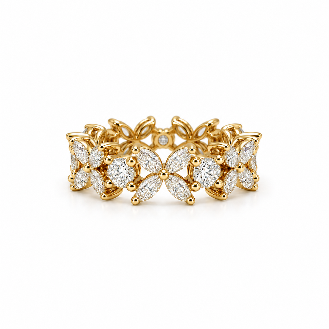 14k Yellow Lab Grown Diamond Fashion Ring 2.73cttw