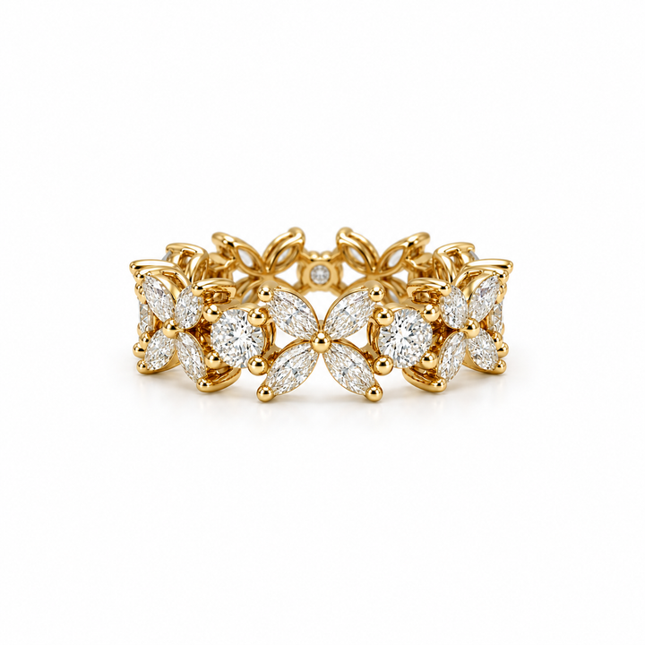 14k Yellow Lab Grown Diamond Fashion Ring 2.73cttw