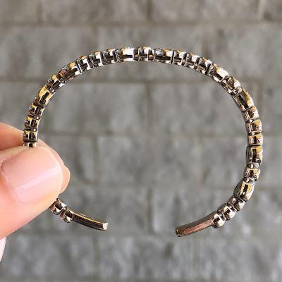 18k White Gold Estate Diamonds Designer Bracelet