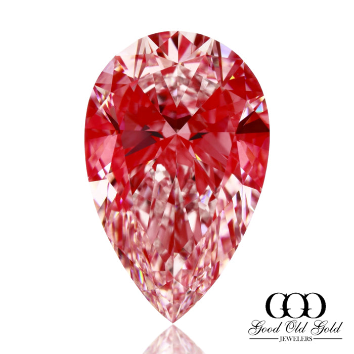 2.68ct D VS1 Pear Lab Grown Diamond