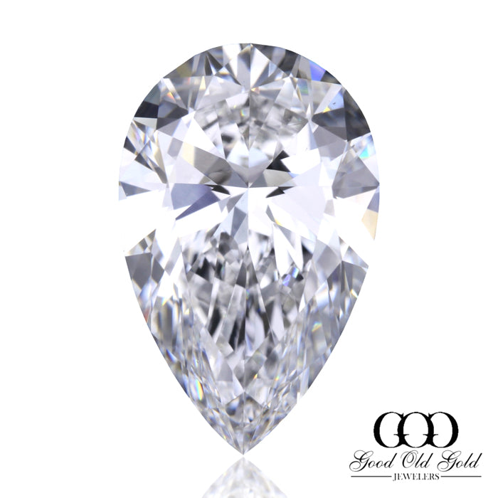 2.68ct D VS1 Pear Lab Grown Diamond