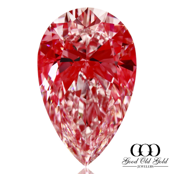 3.53ct E VS1 Pear Lab Grown Diamond