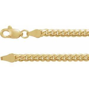 14k Yellow Gold Cuban Chain