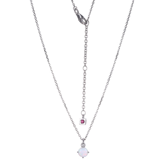Sterling Silver White Silver Necklace