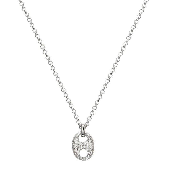 Sterling Silver White Silver Necklace