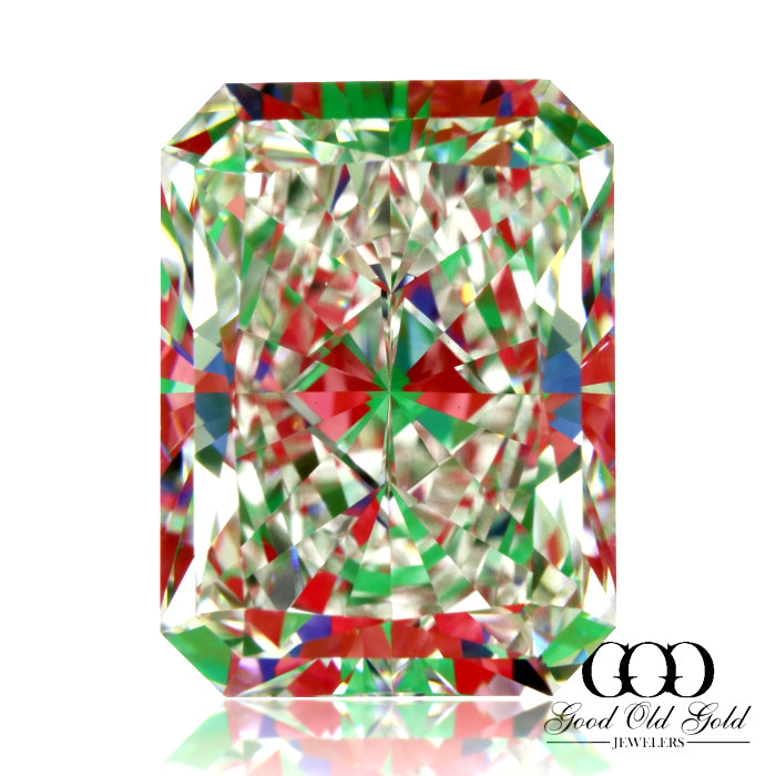 4.08ct D VVS2 Radiant Lab Grown Diamond