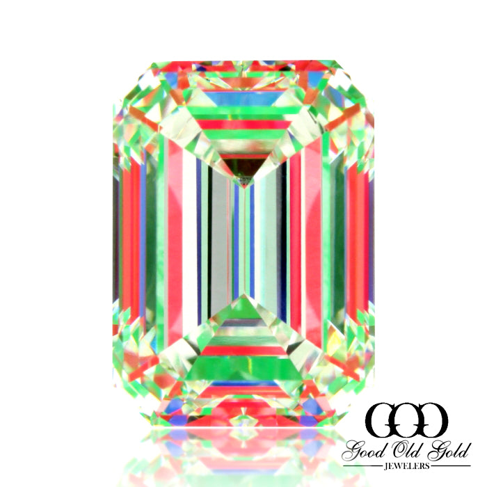 3.06ct E VVS2 Emerald Lab Grown Diamond