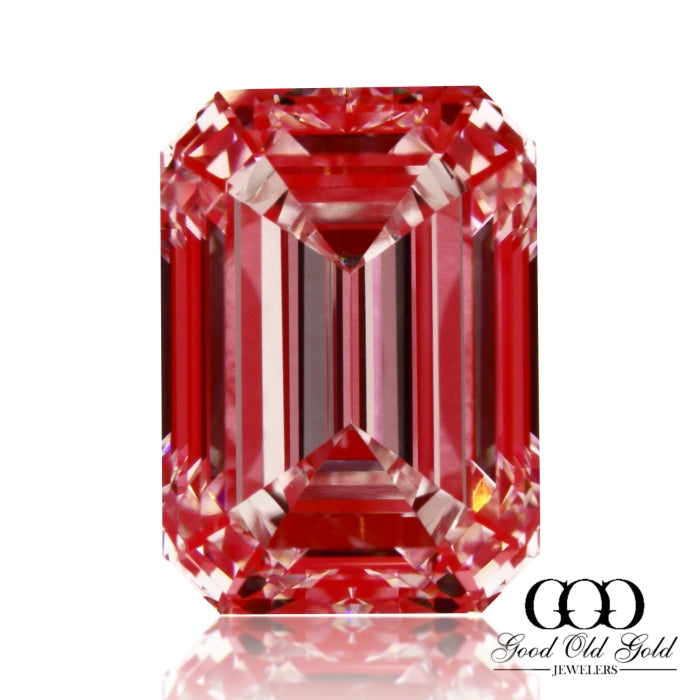 3.06ct E VVS2 Emerald Lab Grown Diamond