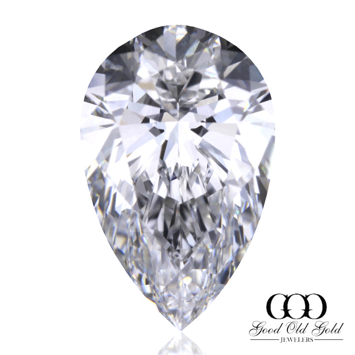 3.05ct D VS1 Pear Lab Grown Diamond