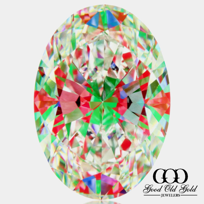 2.73ct D VVS2 Oval Lab Grown Diamond