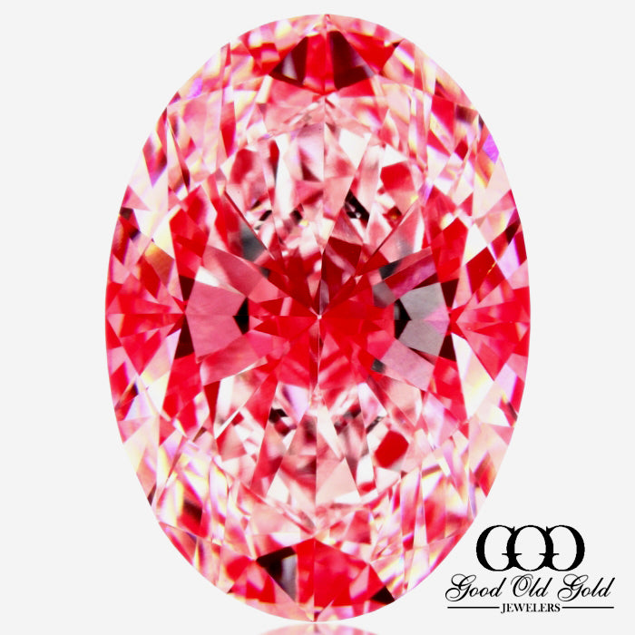 2.73ct D VVS2 Oval Lab Grown Diamond