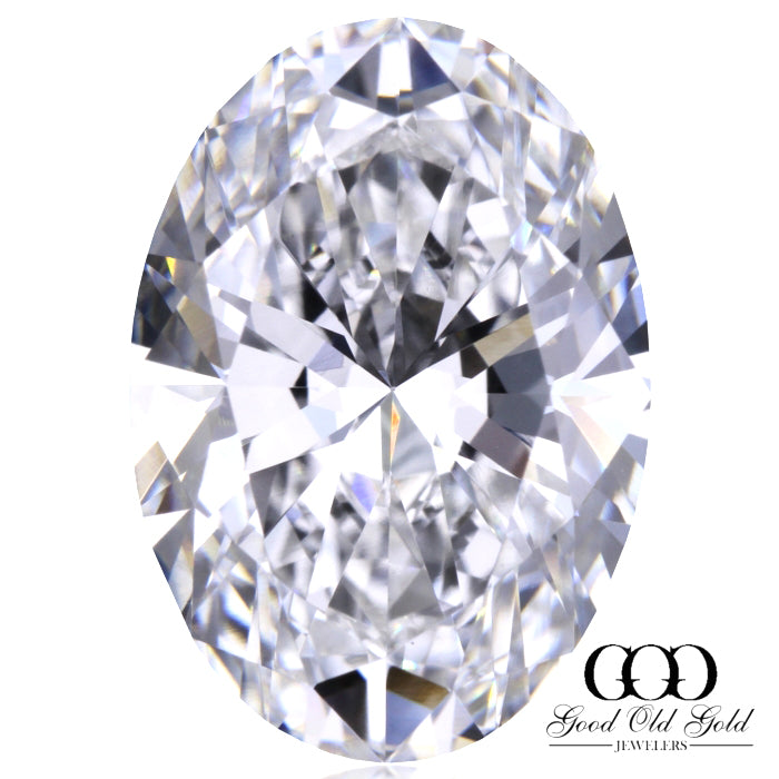 2.73ct D VVS2 Oval Lab Grown Diamond