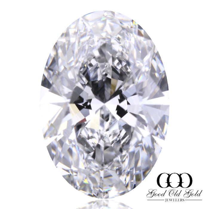 3.06ct D VS1 Oval Lab Grown Diamond