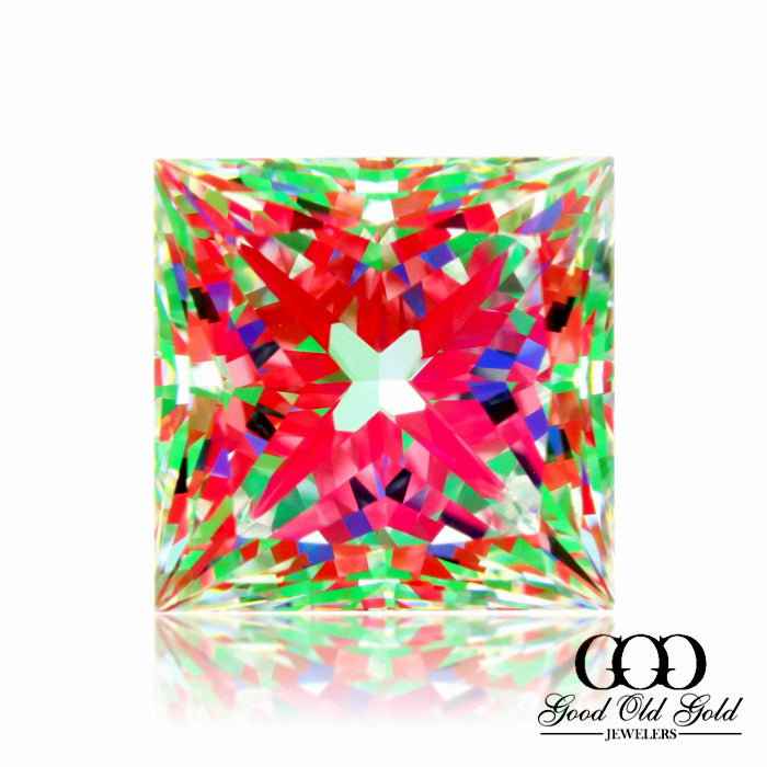 2.58ct D VVS2 Princess Lab Grown Diamond