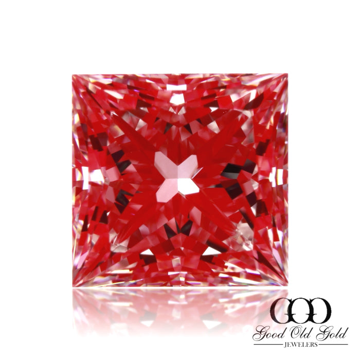 2.58ct D VVS2 Princess Lab Grown Diamond