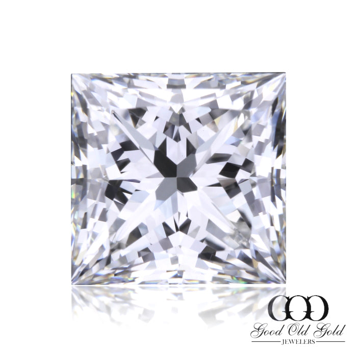 2.58ct D VVS2 Princess Lab Grown Diamond