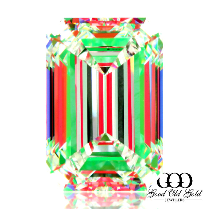 3.67ct D VVS2 Emerald Lab Grown Diamond