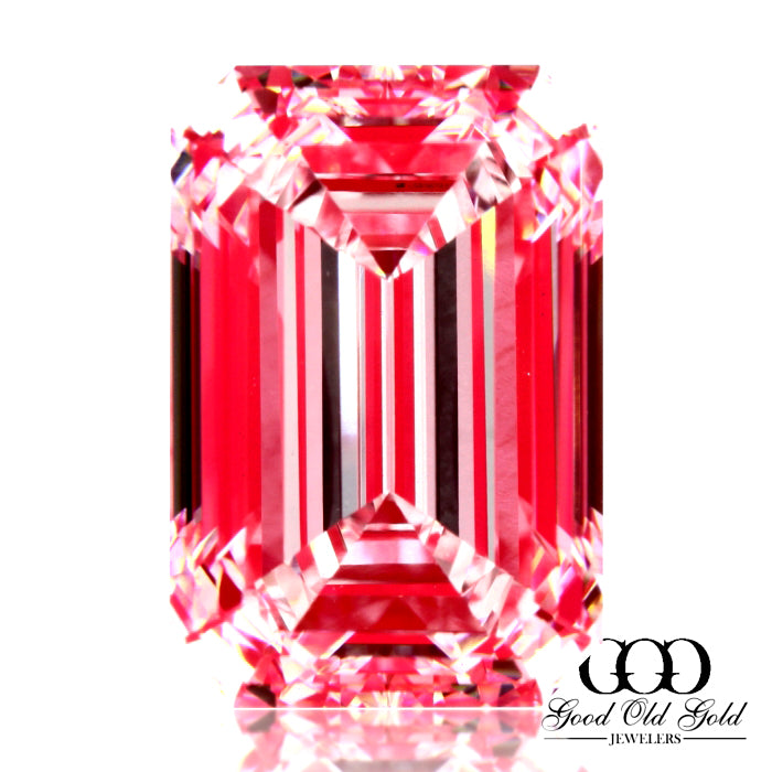 3.67ct D VVS2 Emerald Lab Grown Diamond
