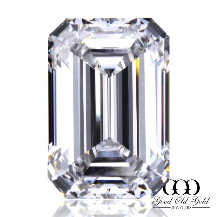 3.67ct D VVS2 Emerald Lab Grown Diamond