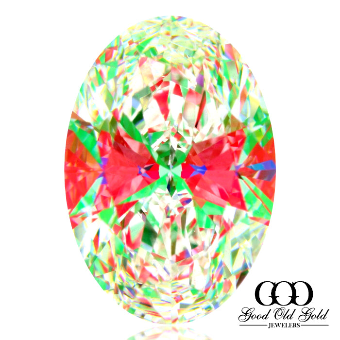 3.08ct D VVS2 Oval Lab Grown Diamond