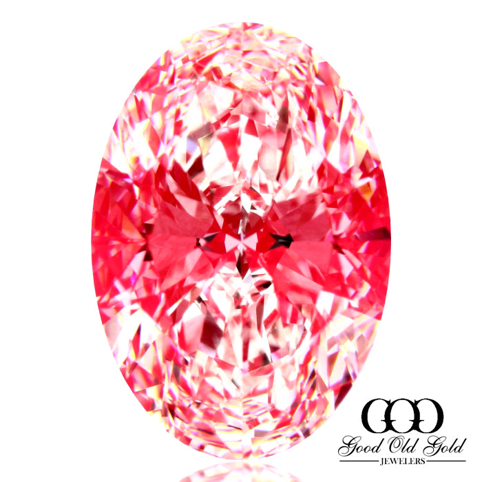 3.08ct D VVS2 Oval Lab Grown Diamond