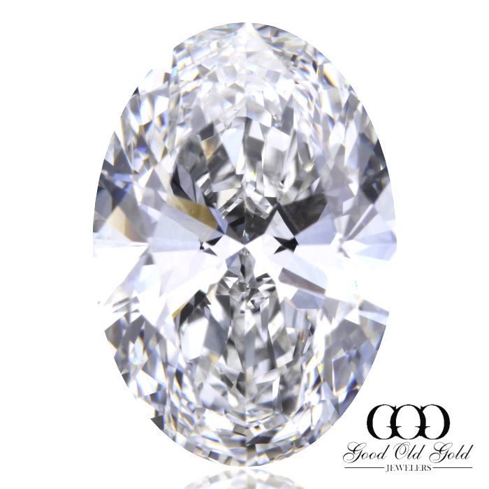 3.08ct D VVS2 Oval Lab Grown Diamond