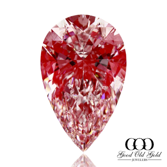 3.07ct D VVS2 Pear Lab Grown Diamond