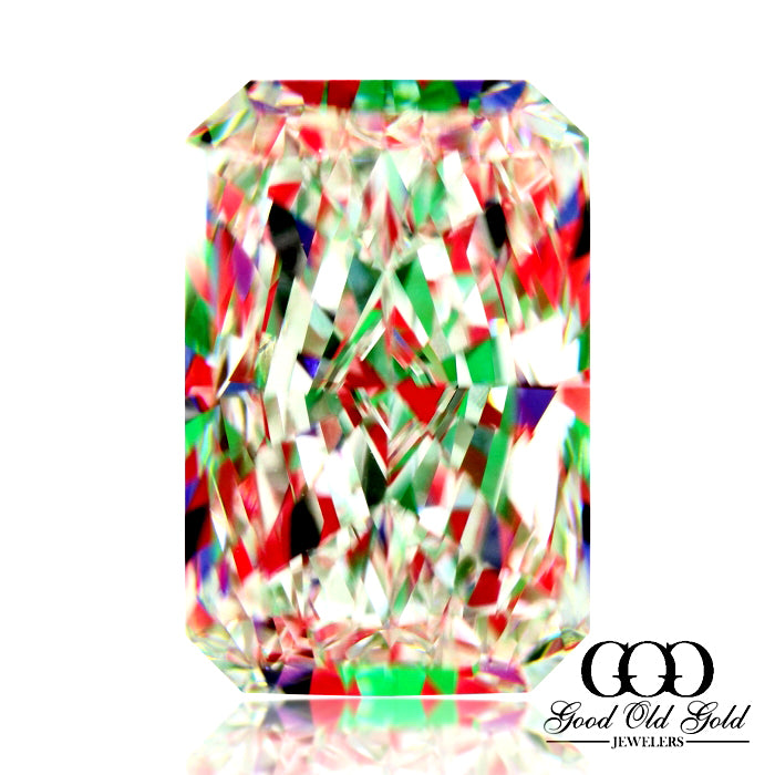 3.13ct D VVS1 Radiant Lab Grown Diamond
