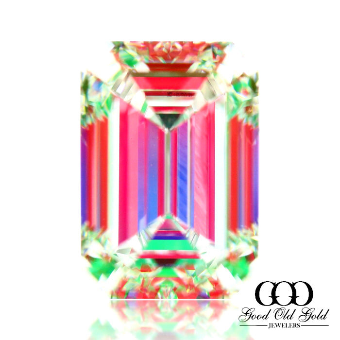 2.50ct D VVS2 Emerald Lab Grown Diamond