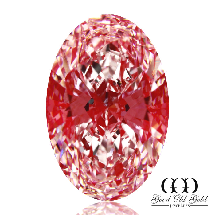 4.09ct D VVS2 Oval Lab Grown Diamond