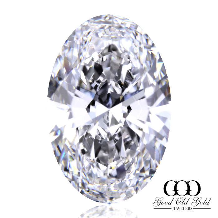 4.09ct D VVS2 Oval Lab Grown Diamond