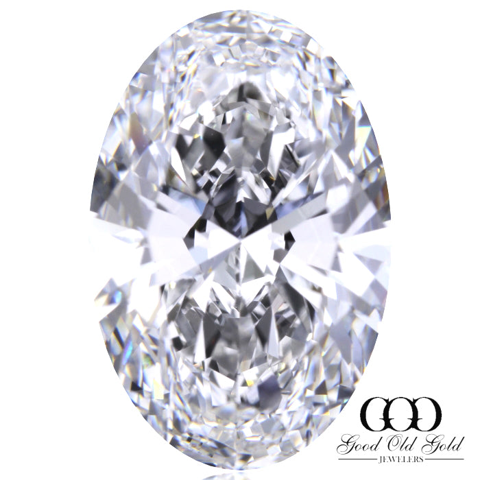 4.09ct D VVS2 Oval Lab Grown Diamond