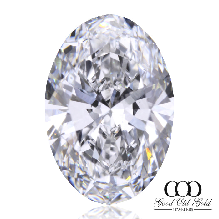 3.04ct D VS1 Oval Lab Grown Diamond