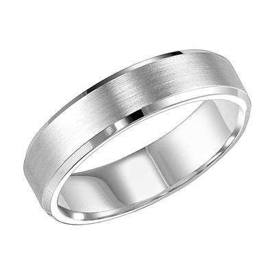 14k Yellow Gold Satin/Polished Wedding Band
