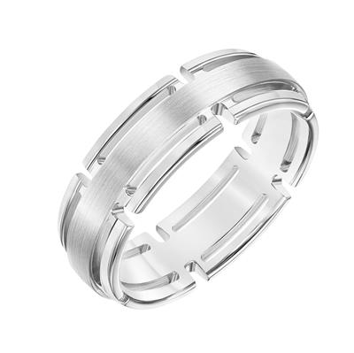 14k Two Tone Wedding Band