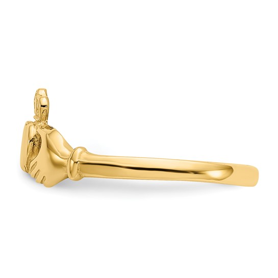 14k Yellow Gold Claddah Fashion Ring