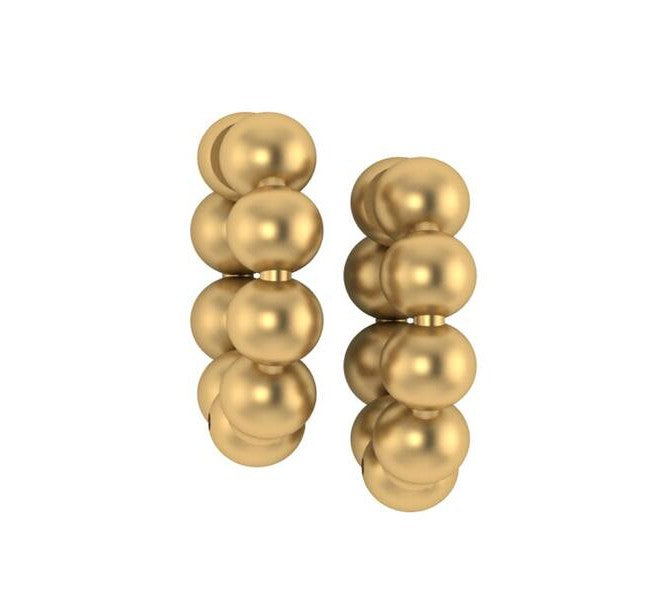 14k Yellow Gold Small Hoop Earrings