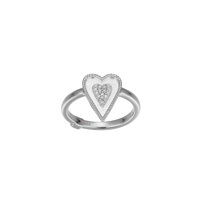 Sterling Silver White Ring