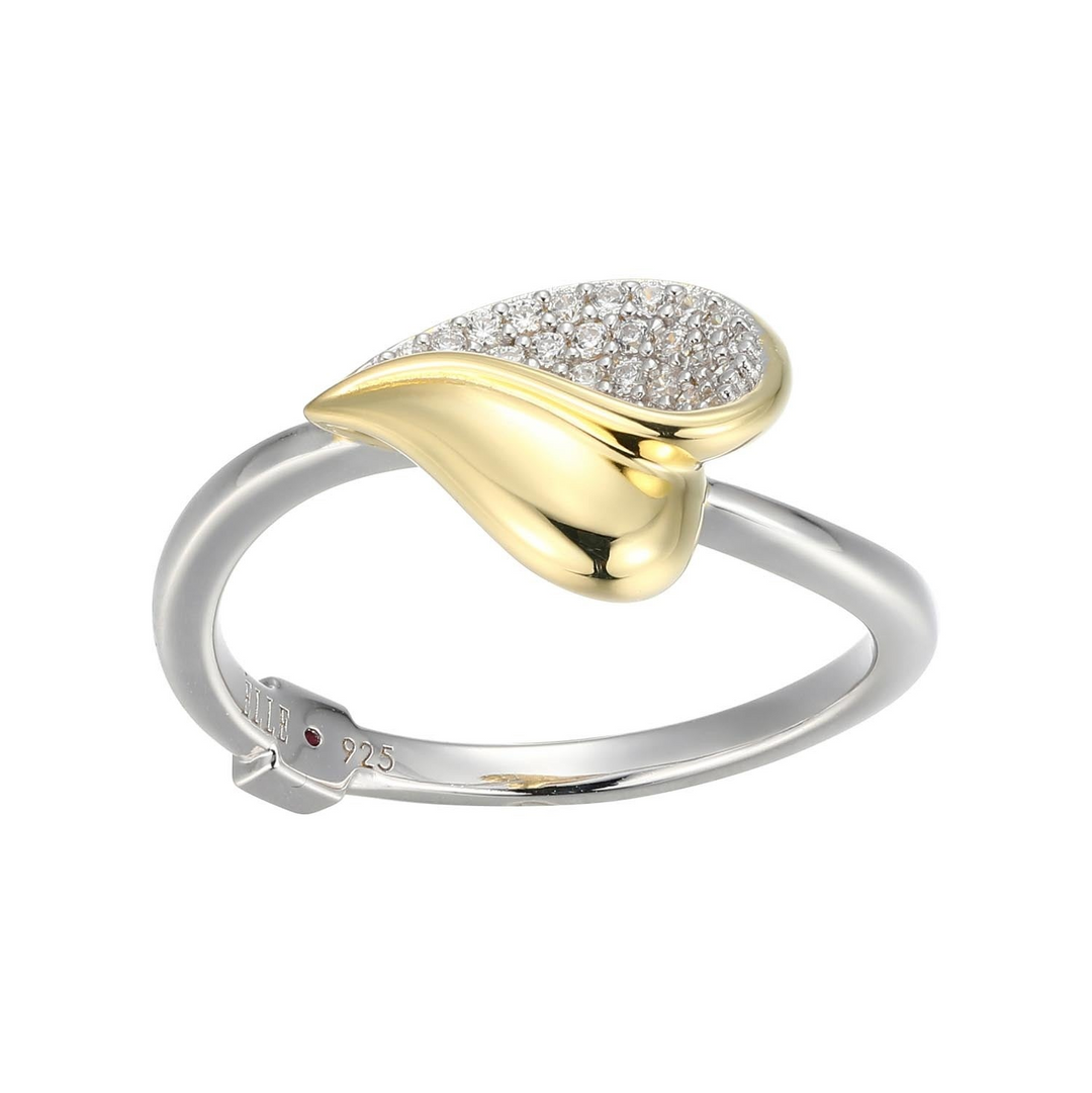 Sterling Silver Two Tone Ring