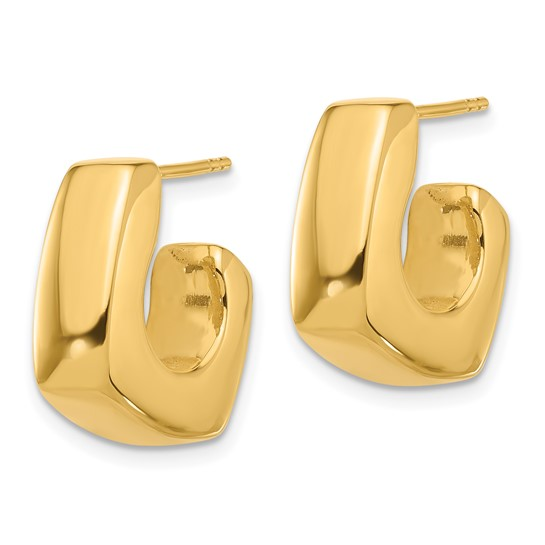 14k Yellow Gold Small Hoop Earrings
