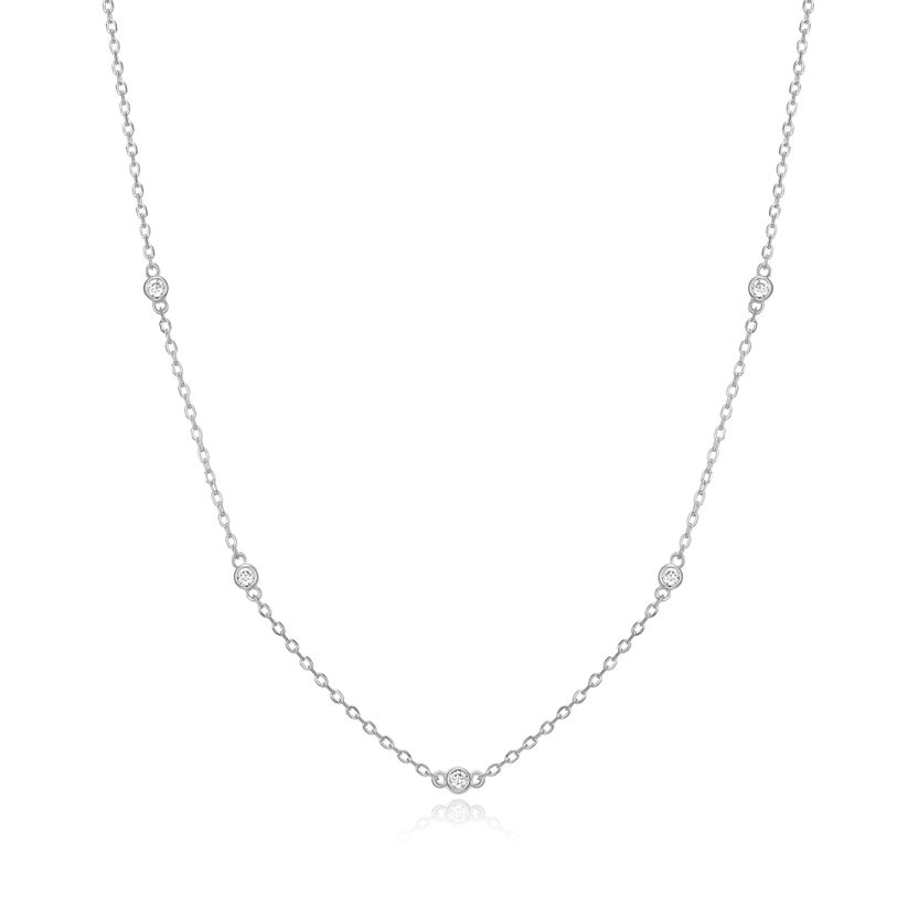 Sterling Silver White Silver Necklace