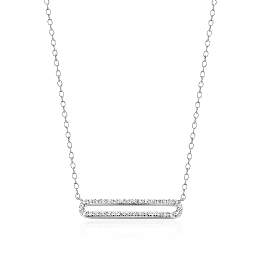 Sterling Silver White Silver Necklace