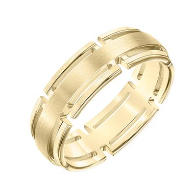 14k Yellow Gold Polished Wedding Band