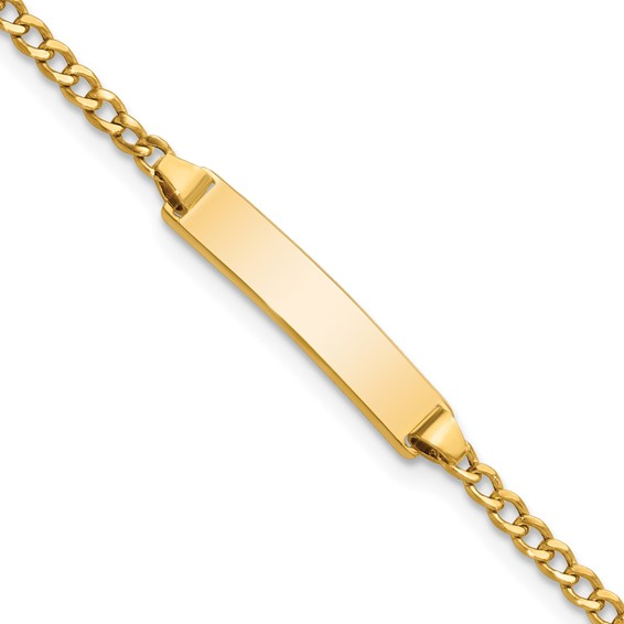 10k Yellow Gold ID Bracelet Bracelet