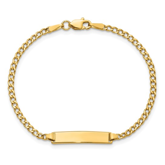 10k Yellow Gold ID Bracelet Bracelet