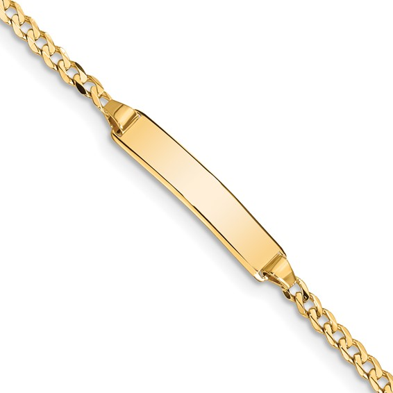 14k Yellow Gold ID Childs Bracelet