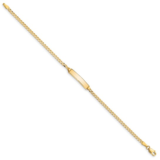 14k Yellow Gold ID Childs Bracelet