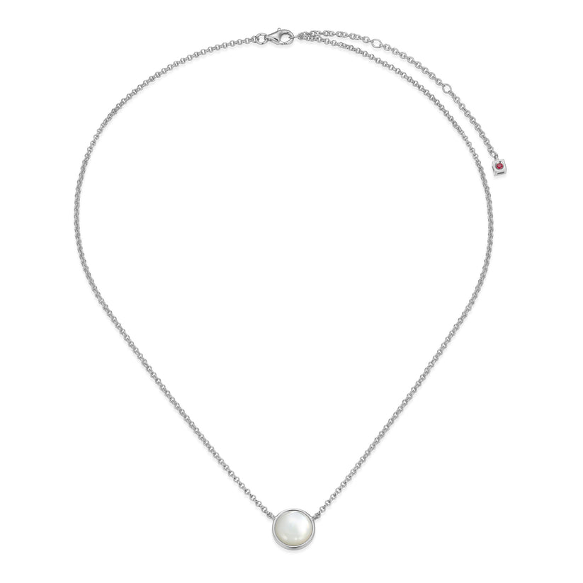 Sterling Silver White Silver Necklace