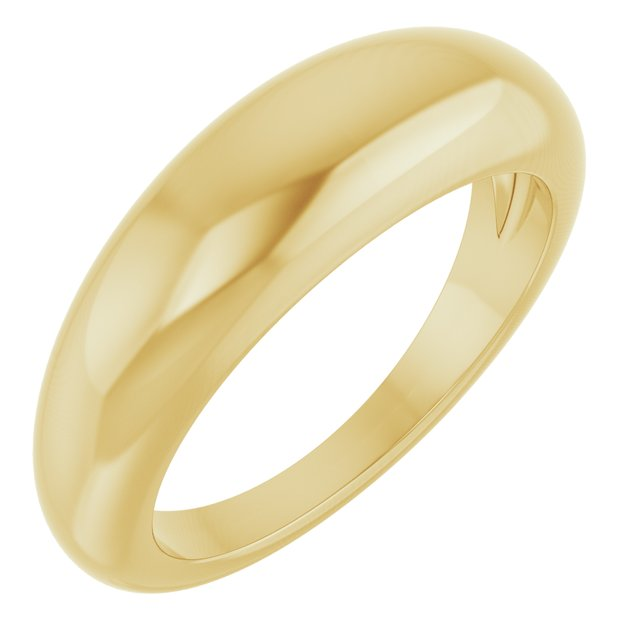 14k Yellow Gold Modern Fashion Ring