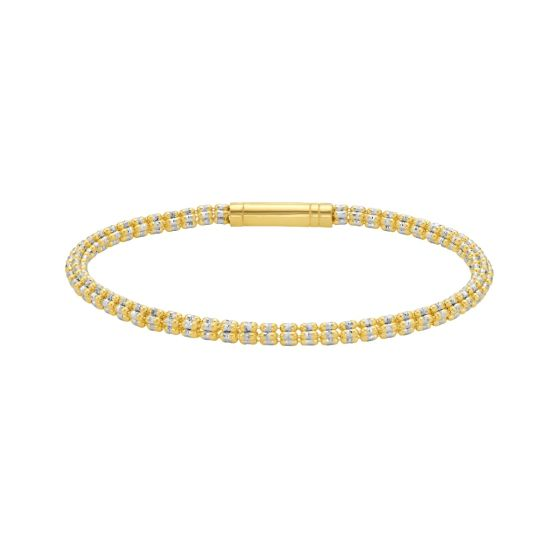 14k Two Tone Bracelet